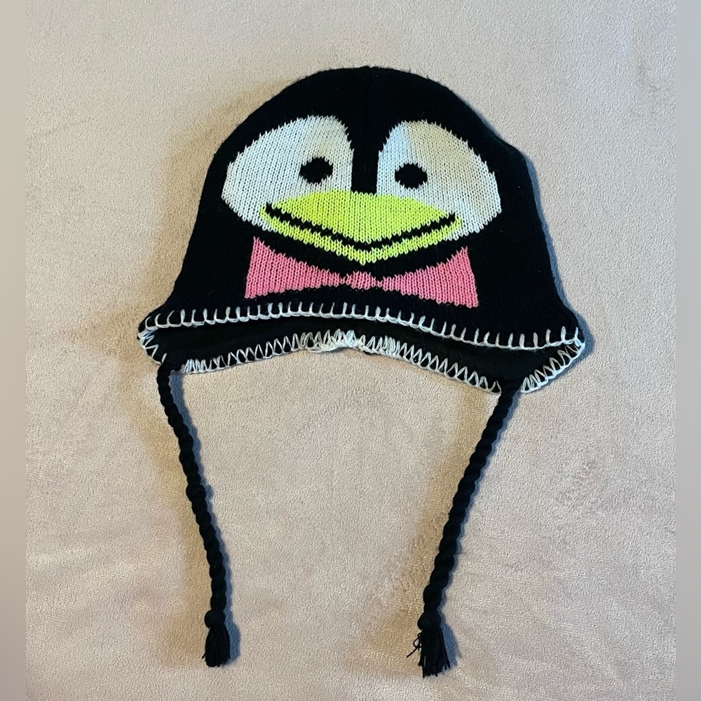 Girls Penguin Hat